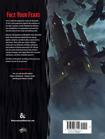Dungeons & Dragons 5th Edition - Van Richten's Guide to Ravenloft (Online Order Only)