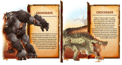 Zombicide: Undead or Alive - Abominape vs Crocosaur Kickstarter Exclusive Abomination Pack (ONLINE ORDER ONLY)