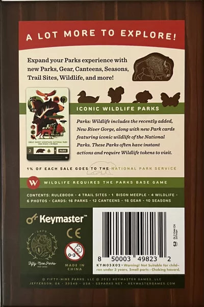 Parks - Wildlife Expansion - Board Game (Online Order Only)