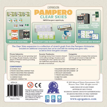 Pampero: Clear Skies Expansion (ONLINE ORDER ONLY)