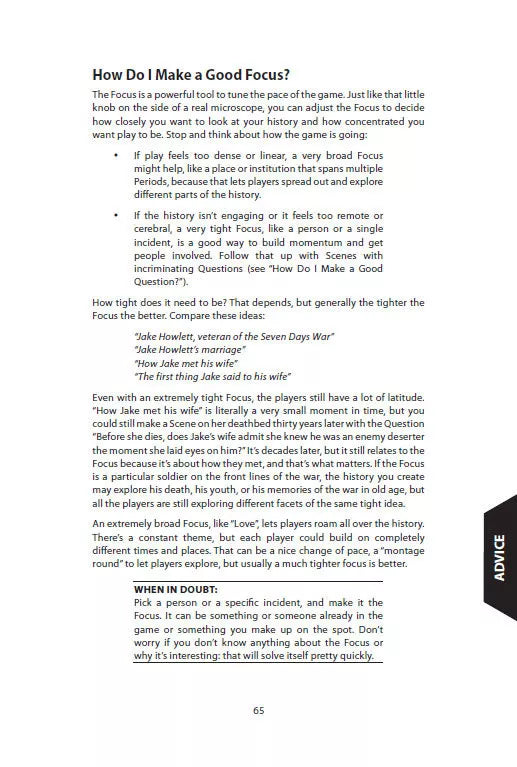 Microscope - A Fractal Roleplaying Game Of Epic Histories - Roleplaying Game (Online Order Only)