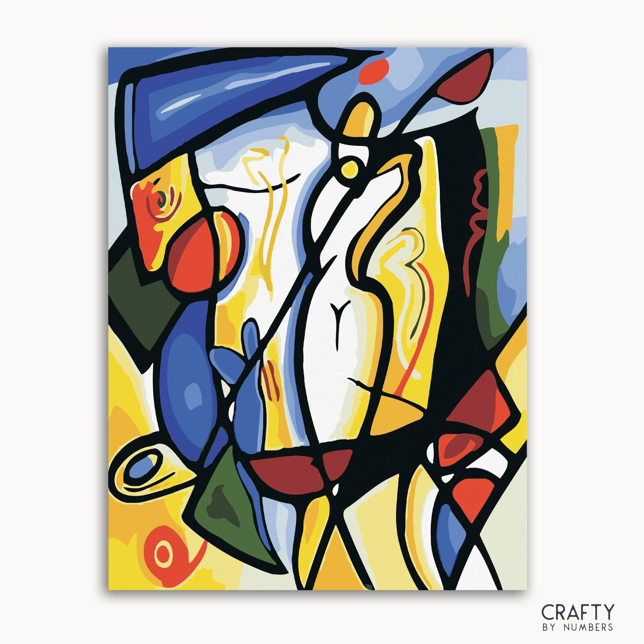 Abstract Value Draw Picasso Paint by numbers (ONLINE ORDER ONLY)