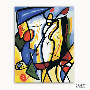 Abstract Value Draw Picasso Paint by numbers (ONLINE ORDER ONLY)