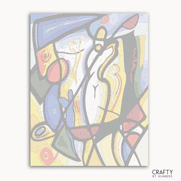 Abstract Value Draw Picasso Paint by numbers (ONLINE ORDER ONLY)