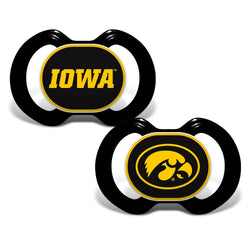 Iowa Hawkeyes - Pacifier 2-Pack (ONLINE ORDER ONLY)