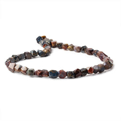 9x8x5-12x8x7mm Pietersite faceted nuggets 16 inch 45 beads (ONLINE ORDER ONLY)