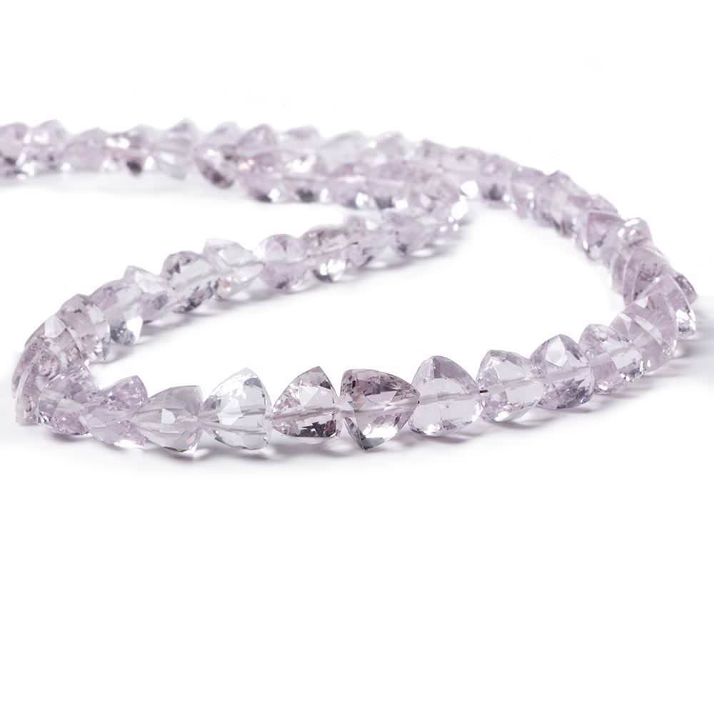 6-7mm Pink Amethyst Straight Drill Trillion Beads 16 inch 64 pieces (ONLINE ORDER ONLY)