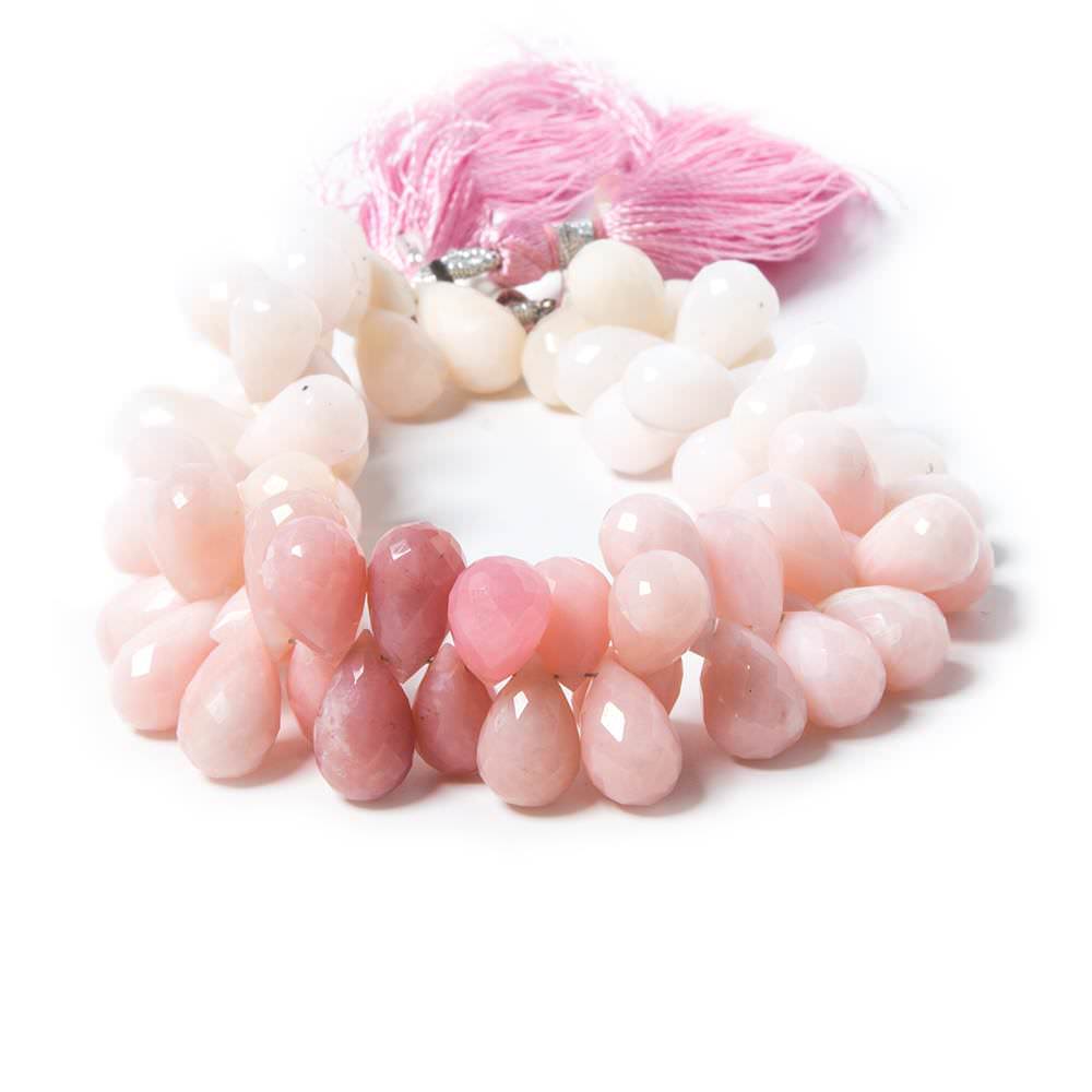 Pink Peruvian Opal Tear Drop Briolette (ONLINE ORDER ONLY)