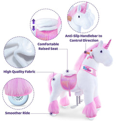 Model U Ride-On Unicorn Age 3-4 Pink (ONLINE ORDER ONLY)