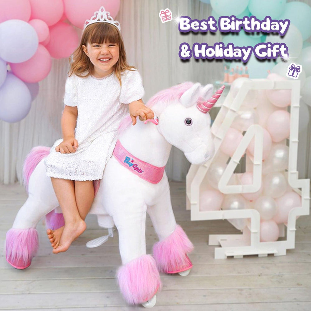Model U Ride-On Unicorn Age 3-4 Pink (ONLINE ORDER ONLY)