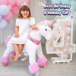 Model U Ride-On Unicorn Age 3-4 Pink (ONLINE ORDER ONLY)