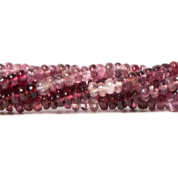 3.5mm Shaded Pink Spinel Plain Rondelle Beads 16 inch 196 pieces (ONLINE ORDER ONLY)
