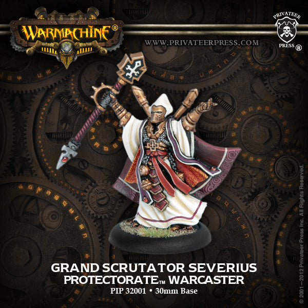 Warmachine: Protectorate of Menoth Grand Scrutator Severius (ONLINE ORDER ONLY)