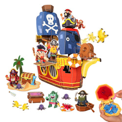 Plucky Pirates Banana-Rama Pirate Ship Playset (50% off) (ONLINE ORDER ONLY)