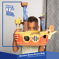 Plucky Pirates Banana-Rama Pirate Ship Playset (50% off) (ONLINE ORDER ONLY)