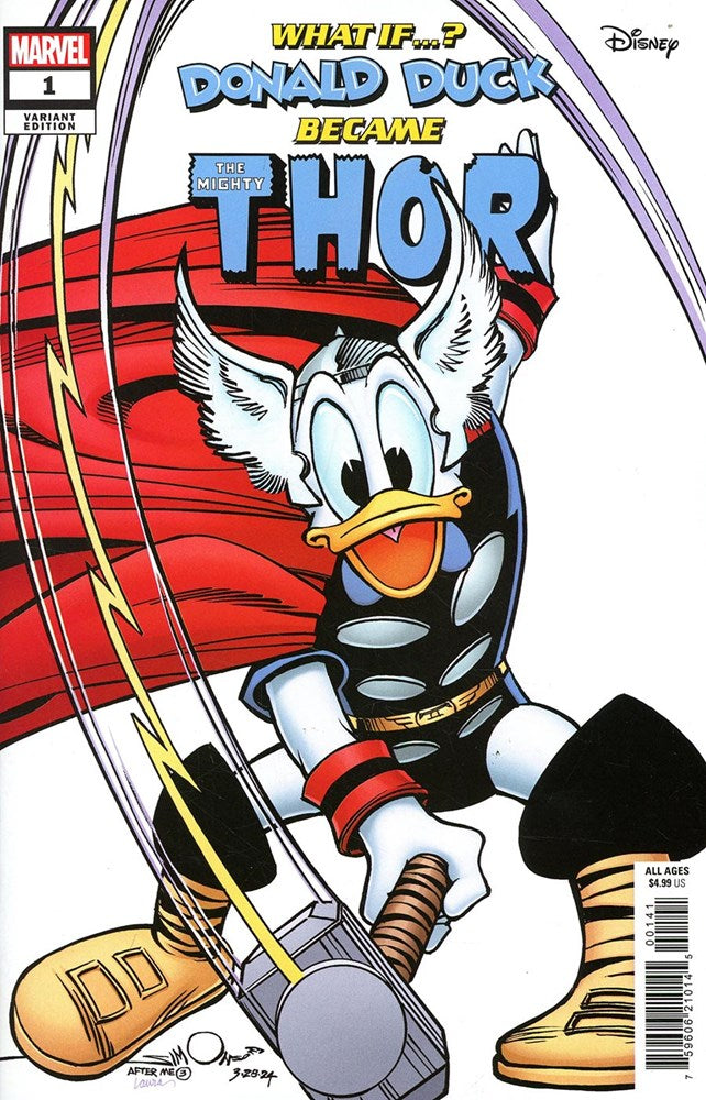 Marvel & Disney: What If...? Donald Duck Became Thor (2024) #1D (Online Order Only)