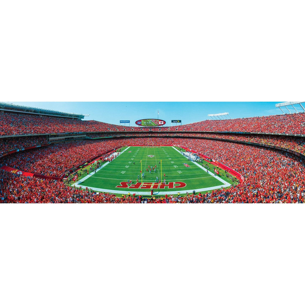 Kansas City Chiefs - 1000 Piece Panoramic Jigsaw Puzzle - End View (ONLINE ORDER ONLY)