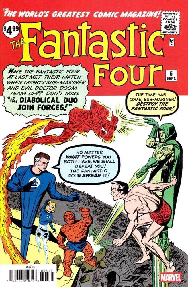 Fantastic Four (1961) #6 Facsimile Edition (Online Order Only)
