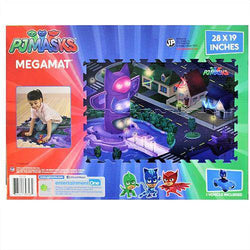 PJ Masks - 6 Tiles - 28 x 19 Inch - Mega Floor Mat with Vehicle (Online Order Only)