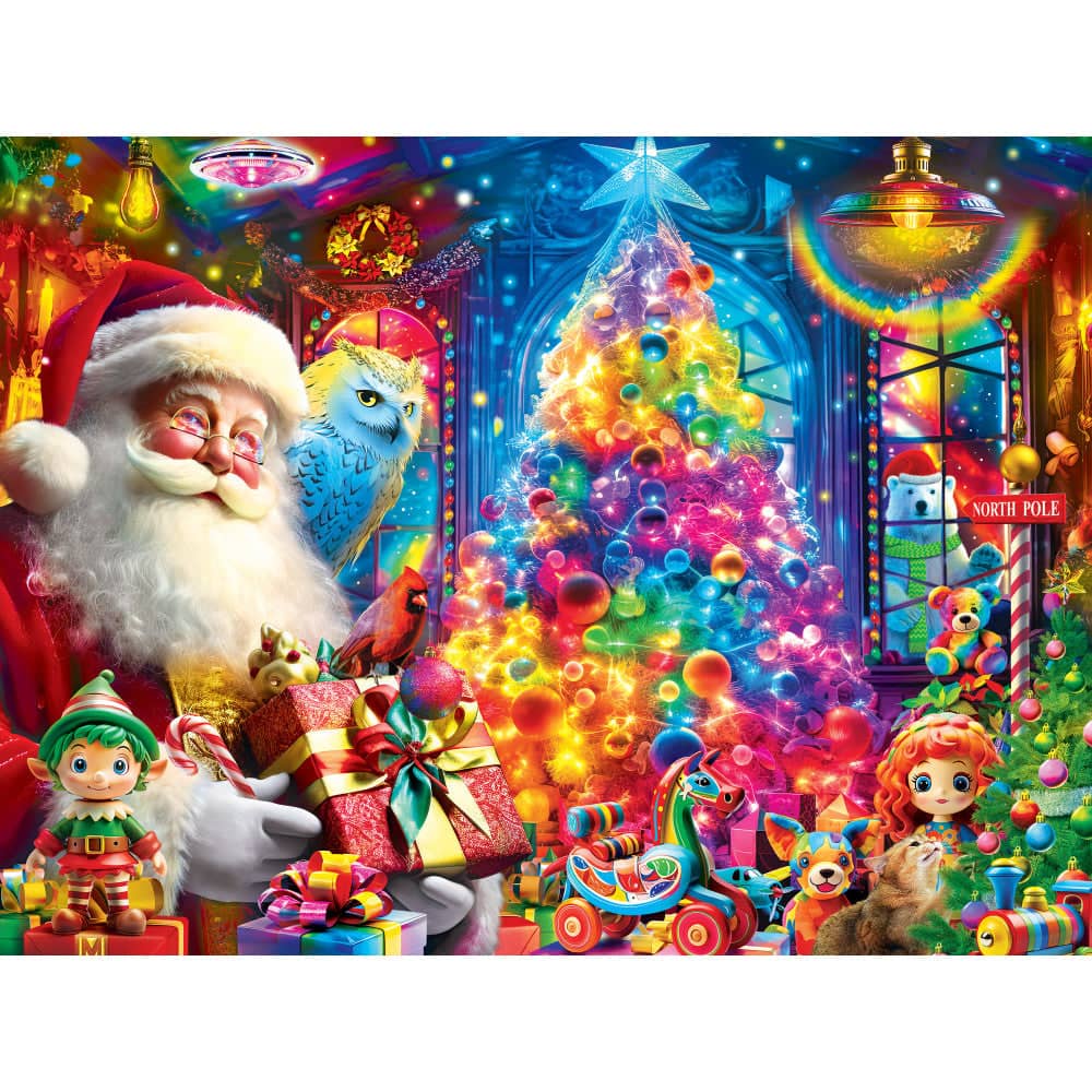 Happy Holidays - Holiday Magic Light 300 Piece EZ Grip Jigsaw Puzzle (ONLINE ORDER ONLY)