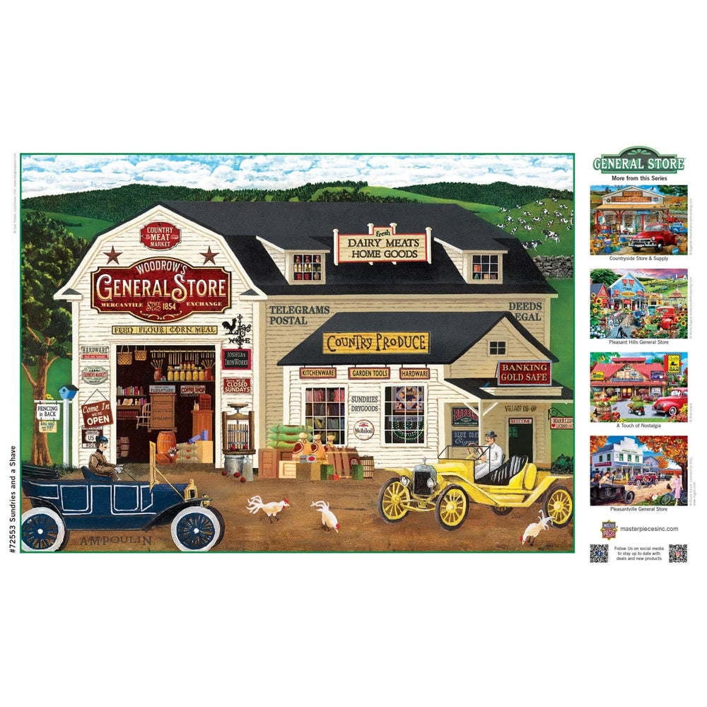 General Store - Sundries and a Shave 1000 Piece Jigsaw Puzzle (ONLINE ORDER ONLY)