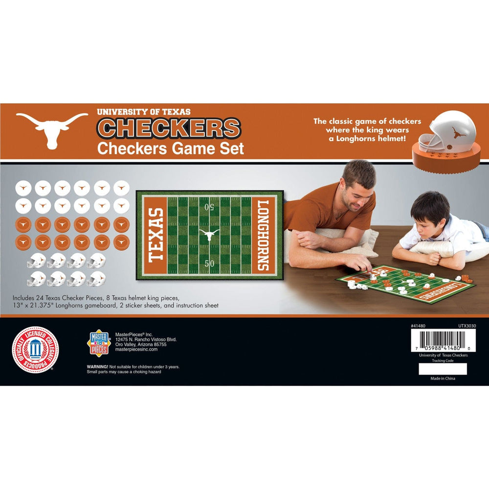 Texas Longhorns Checkers Board Game (ONLINE ORDER ONLY)