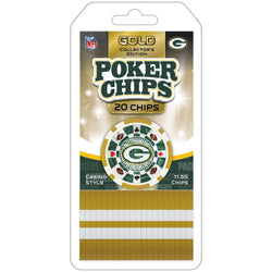 Green Bay Packers 20 Piece Poker Chips (ONLINE ORDER ONLY)