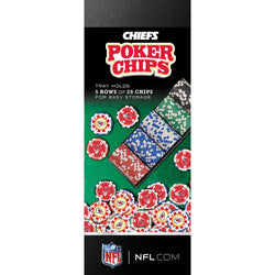 Kansas City Chiefs 100 Piece Poker Chips (ONLINE ORDER ONLY)