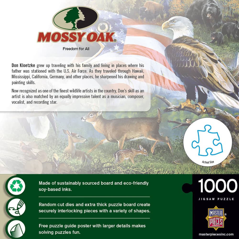 Mossy Oak - Freedom for All 1000 Piece Jigsaw Puzzle
