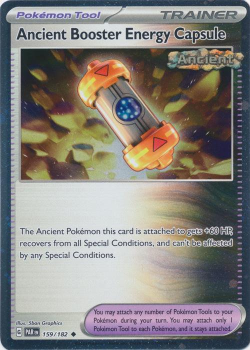 Ancient Booster Energy Capsule (159/182) (Cosmos Holo) [Scarlet & Violet: Paradox Rift] (Online Only)