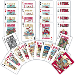 San Francisco 49ers Fan Deck Playing Cards - 54 Card Deck (ONLINE ORDER ONLY)