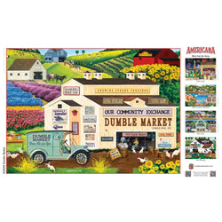 Americana - Dumble Market 500 Piece EZ Grip Jigsaw Puzzle