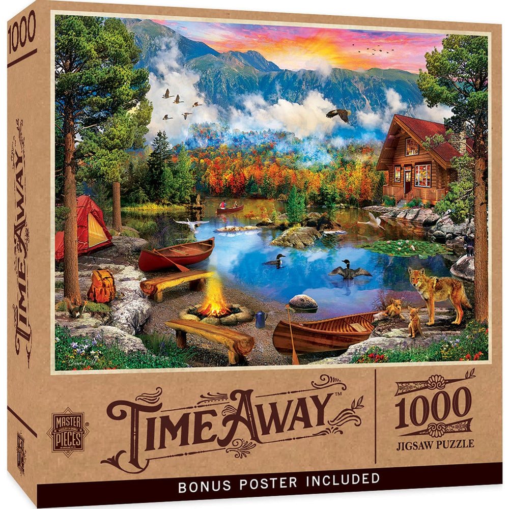 Time Away - Sunset Canoe 1000 Piece Jigsaw Puzzle (ONLINE ORDER ONLY)