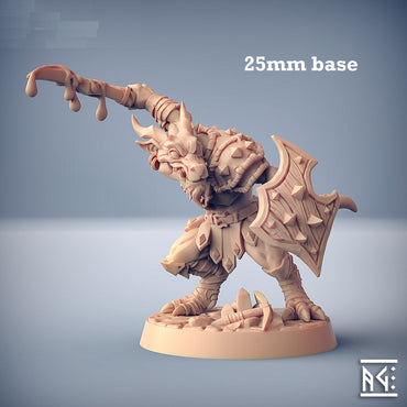 Plague-Mine Kobold: Sculpt A (Male Kobold Warrior) (Online Only)