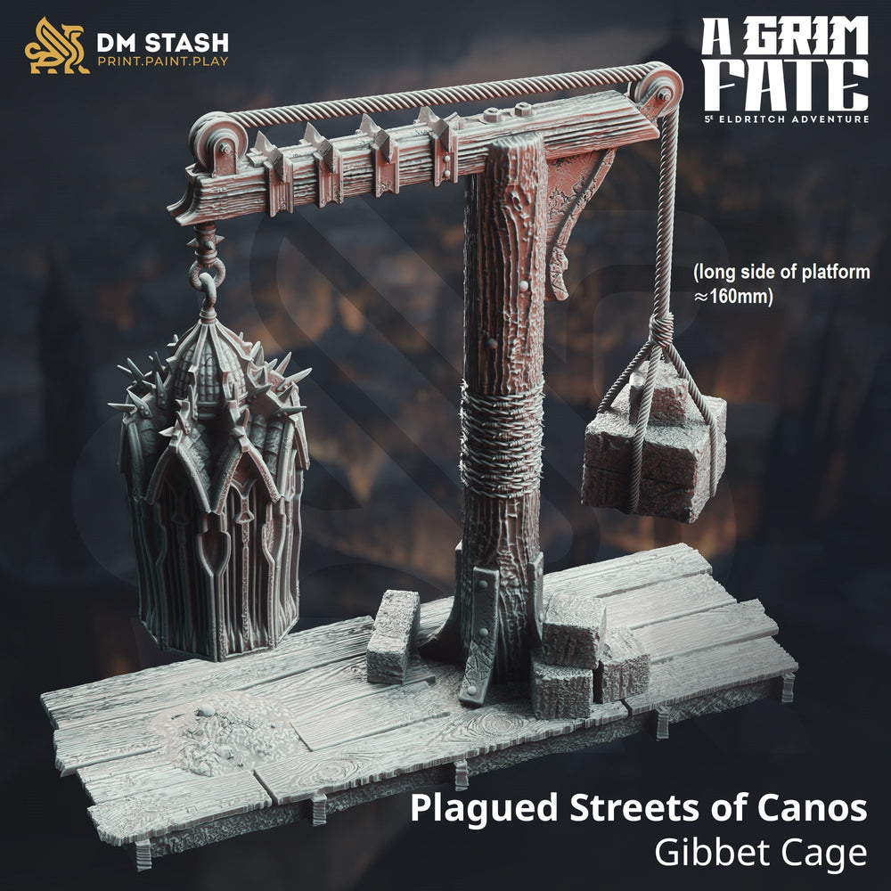 Plagued Streets of Canos: Gibbet Cage & Mimic (Terrain) (Online Order Only)