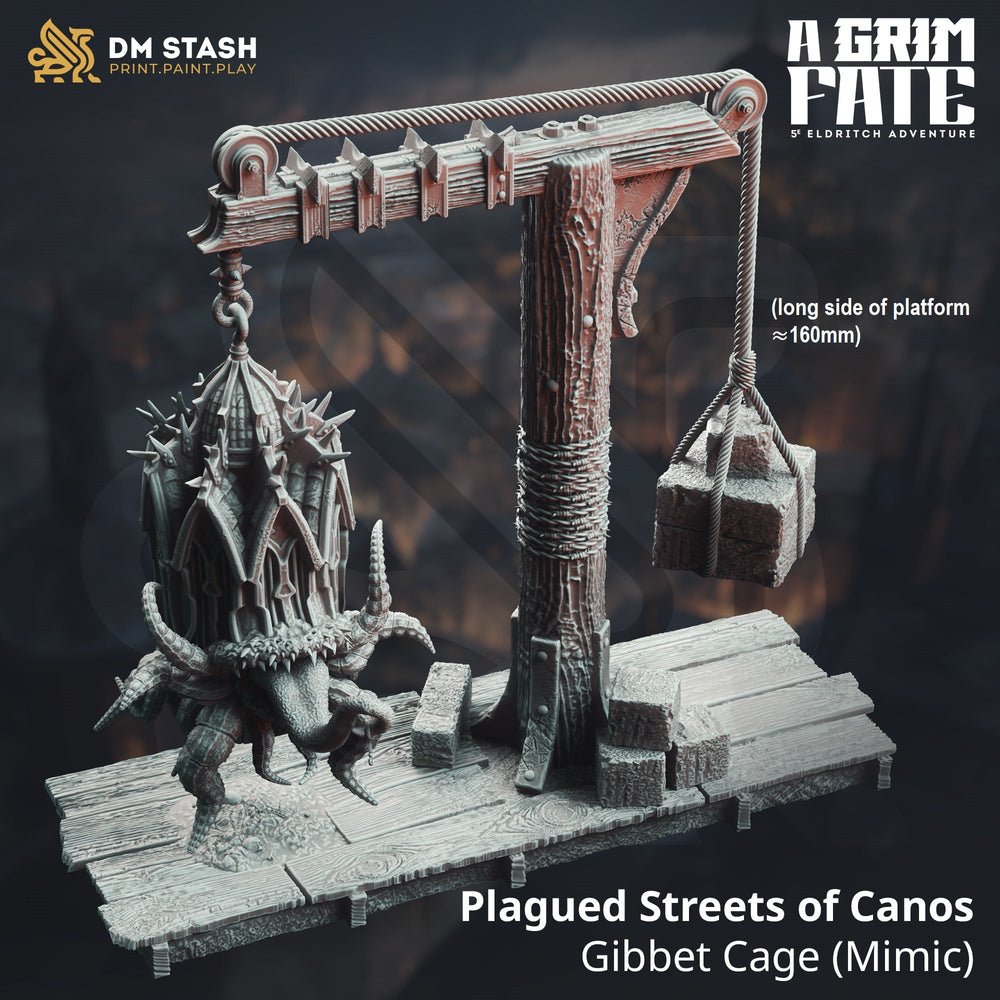 Plagued Streets of Canos: Gibbet Cage & Mimic (Terrain) (Online Order Only)