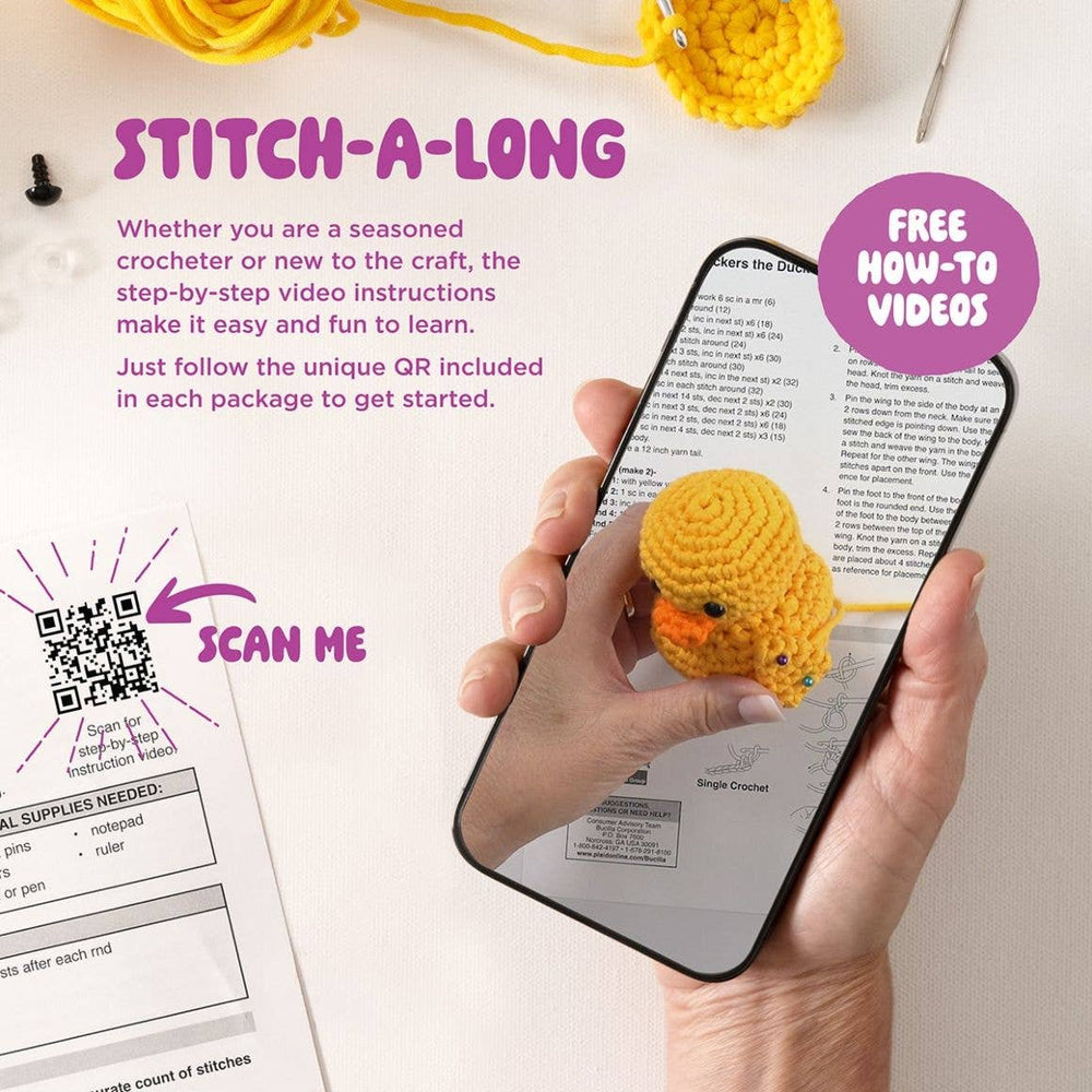 Plaid Crafts - Bucilla Amigurumi Crochet Kit - Dion the Dog (ONLINE ORDER ONLY)