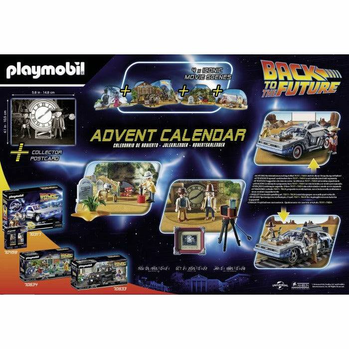 Playmobil Back to the Future Part III 75-piece Advent Calendar with 7 vinyl figures (ONLINE ORDER ONLY)