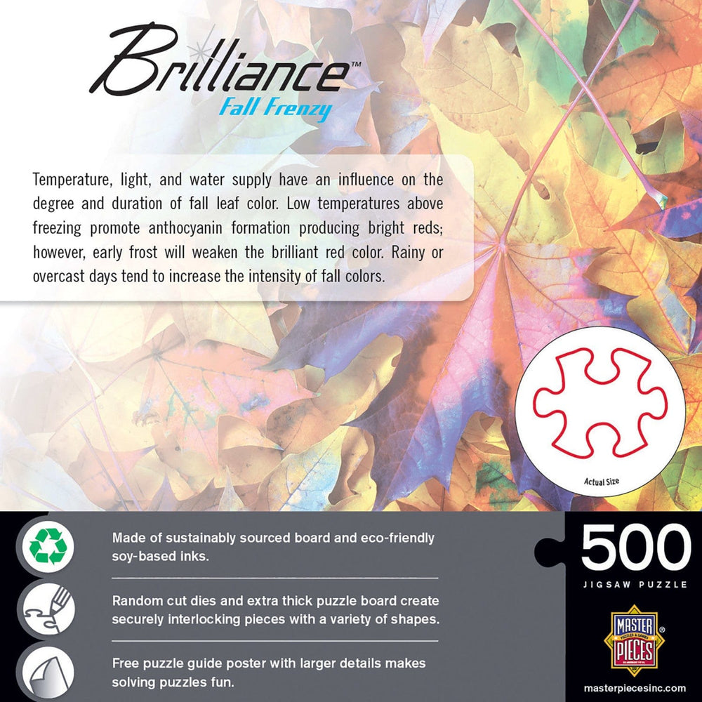 Brilliance - Fall Frenzy 500 Piece Jigsaw Puzzle (ONLINE ORDER ONLY)