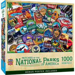 Patches of the National Parks 1000 Piece Jigsaw Puzzle (ONLINE ORDER ONLY)