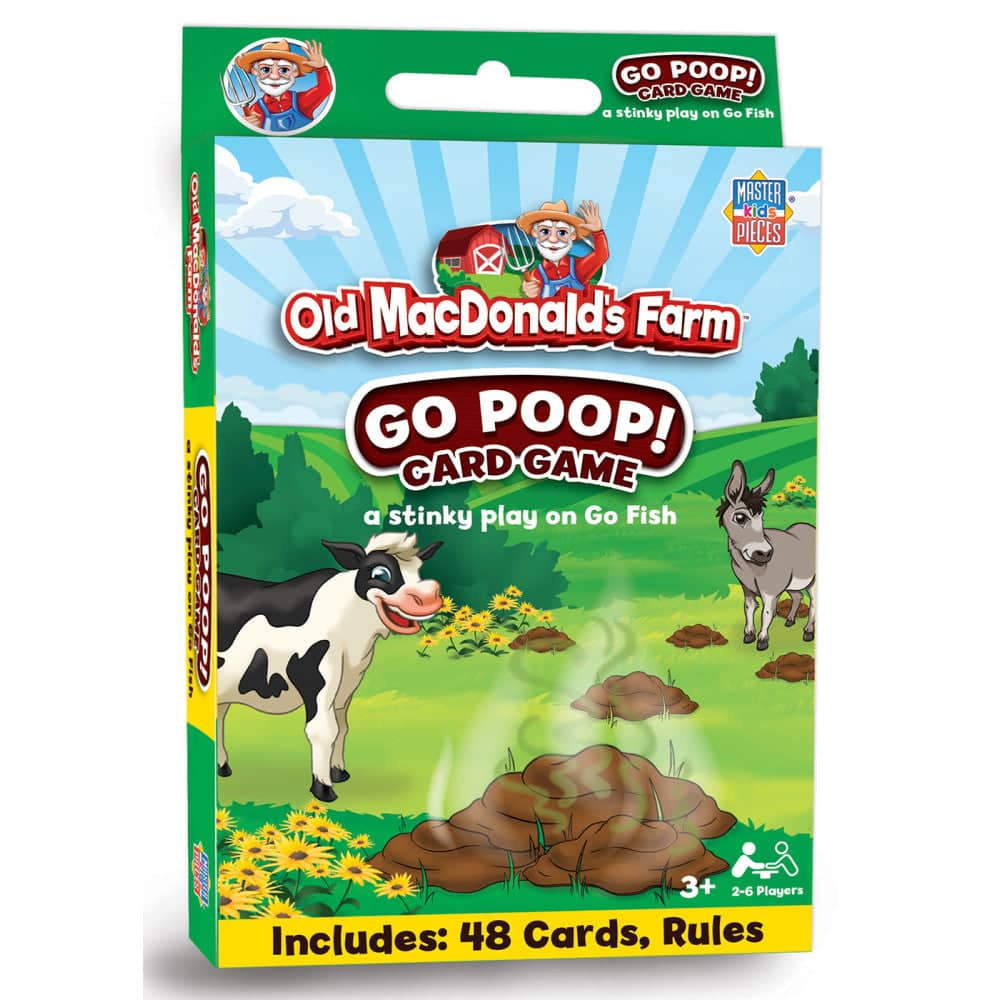 Old MacDonald's Farm Go Poop Card Game