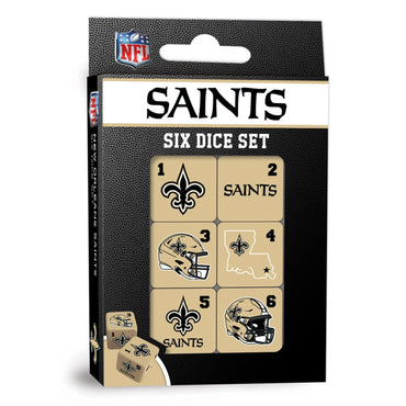 New Orleans Saints Dice Set - 19mm (ONLINE ORDER ONLY)