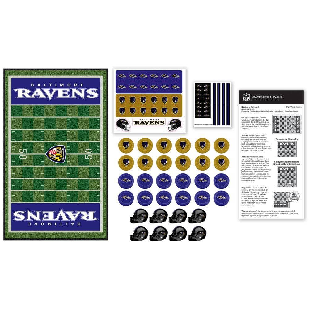 Baltimore Ravens Checkers Board Game (ONLINE ORDER ONLY)