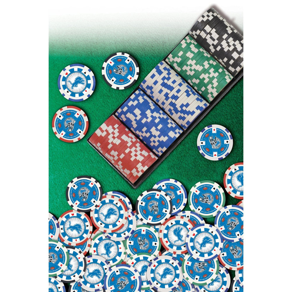 Detroit Lions 100 Piece Poker Chips (ONLINE ORDER ONLY)