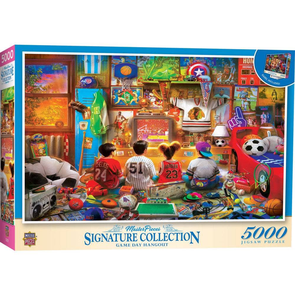 Signature Collection - Game Day Hangout 5000 Piece Jigsaw Puzzle (ONLINE ORDER ONLY)