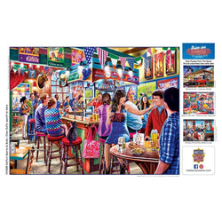 Drive-Ins, Diners & Dives - Duffy's Sports & Suds 550 Piece Jigsaw Puzzle (ONLINE ORDER ONLY)