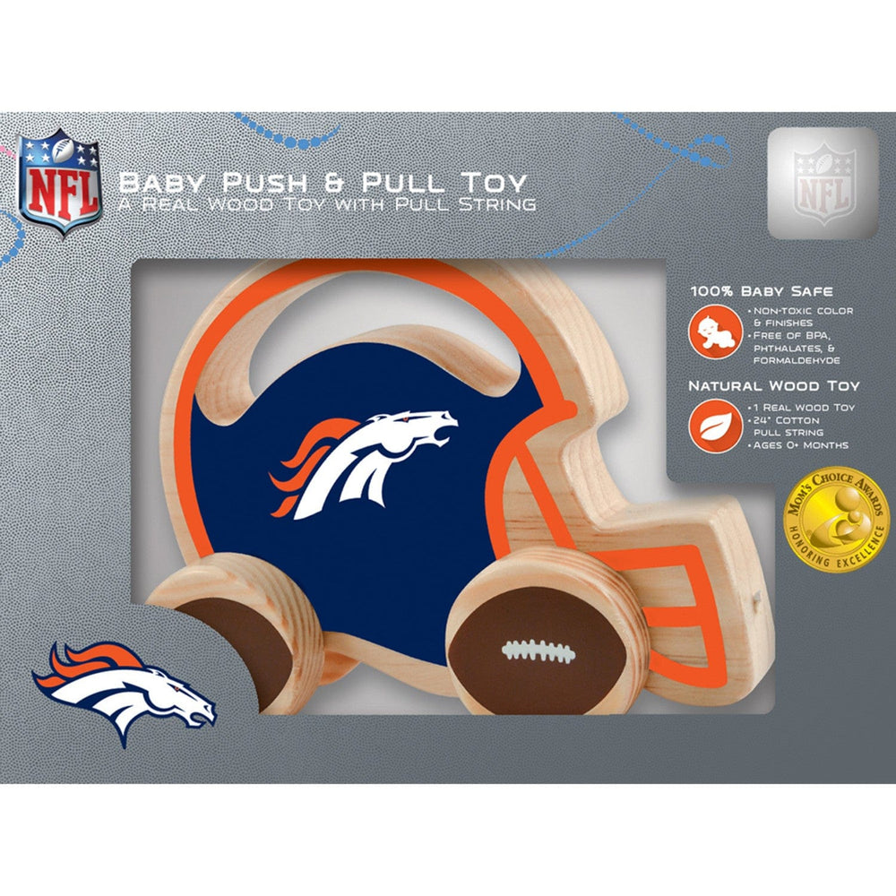 Denver Broncos - Push & Pull Baby Toy (ONLINE ORDER ONLY)