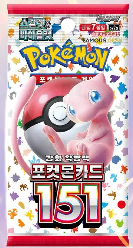 Pokemon TCG Pokemon 151 sv2a Booster Pack Korean Ver (1 Booster Pack) (ONLINE ORDER ONLY)