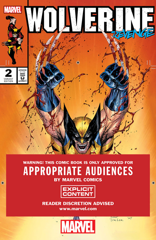 Wolverine Revenge #2 Red Band Unknown Comics Exclusive Tyler Kirkham Var [Polybagged] Explicit Content (09/25/2024) (ONLINE ORDER ONLY)