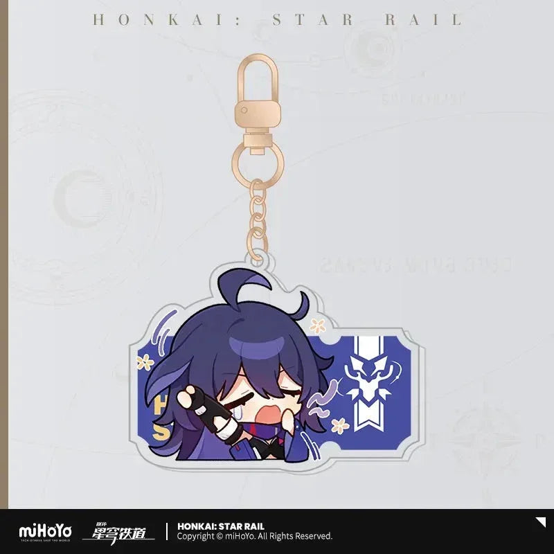 Honkai: Star Rail Pom-Pom Exhibition Series Acrylic Keychain
